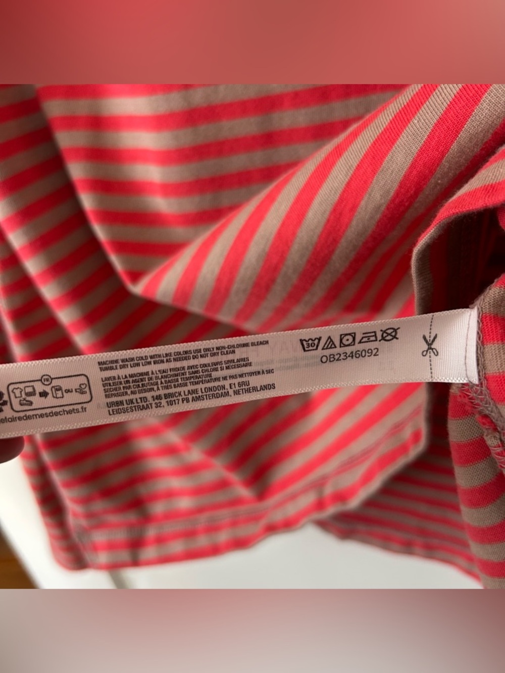 Free People Movement Restoration Yarn Dye Stripe Layer Sailor Stripe Sand Size M - Picture 8 of 11